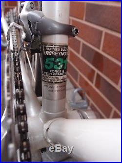1987 56cm Raleigh ROAD ACE racing bike Shimano 600 WOLBER Profil 20 Reynolds 531