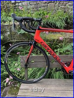 2017 Cannondale Synapse Carbon Road Bike 58cm Large Shimano 105 2x11 Speed