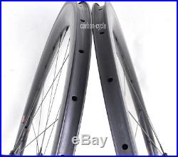 25 Wide Sapim CX-RAY Carbon Clincher Wheel 700C 50mm Powerway 3k Matt Road Bike