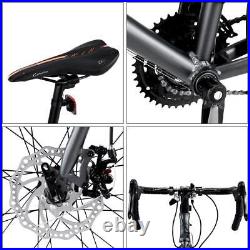 27.5 21-Speed Road Bike Bicycle SHIMANO Handlebar Dual Brake Al-alloy Frame