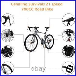 27.5 Road Bike 21-Speed Bicycle Full Suspension Dual Brake Shimano Handlebar