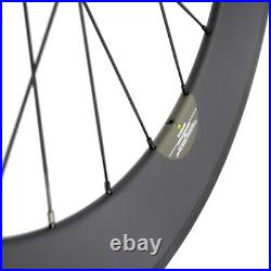 38/50/60/88mm Carbon wheelset 700C Clincher Windbreak Road Bike Basalt Braking