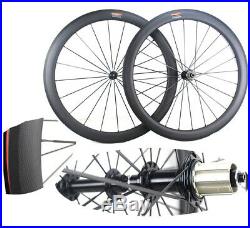 50mm Clincher Carbon Bicycle Wheels R13 Hub 700C 25mm width Road bike Wheelset