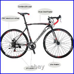 54cm Road Bike 700C Wheels Cycling Shimano 21 Speed City Bicycle For Men