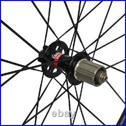 55mm Carbon Cyclocross Gravel Bike Wheel 700C Road Bicycle Wheelset Disc Brakes