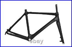 56cm Gravel Bike Full Carbon Frame Fork Disc Brake Cyclocross 700C CX Road Cycle
