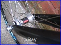 57cm mens alloy road bike. Carbon fork, 14 speed shimano sora sti gears