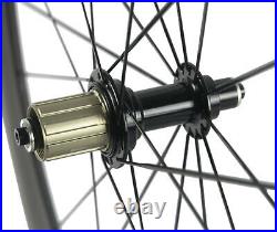 700C Alloy Brake Surface 38/50/60/80mm Carbon Wheelset Carbon Wheels Road Bike
