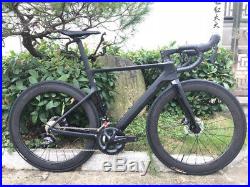 Aero Disc Brake Complete Road Bike Carbon Bicycle frame wheel Shimano R8020group