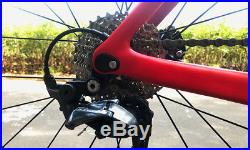 Aero Disc Brake Complete Road Bike Carbon Bicycle frame wheel Shimano R8020group