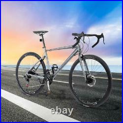 Al-alloy Frame 700c Road Bike Shimano Bar Full Suspension 21-Speed Bicycle