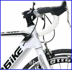 Aluminum Road Bike Shimano 14 Speed 54Cm Frame Mens Bicycle 700C White