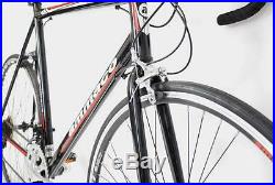 Ammaco Xrs650 Mens Alloy Racing Road Bike Shimano 14 Speed Frame 59cm Black/red