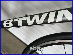 BTwin Black Triban 540 L 20spd Road Triathlon Bike Carbon Forks Shimano 105