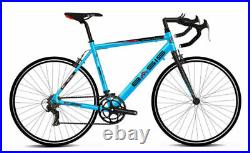 Basis Phantom Road Bike Unisex Alloy Race Bicycle 700c Wheel Shimano 14 Spd Blue