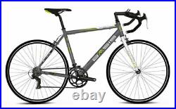 Basis Phantom Road Bike Unisex Alloy Race Bicycle 700c Wheel Shimano 14 Spd Grey