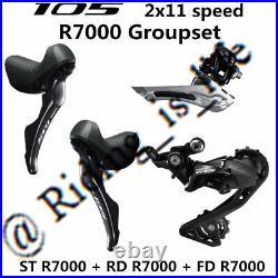 Brand New Shimano 105 R7000 2x11 Road Bike Groupset FD+Shifter Set+RD 3Pcs