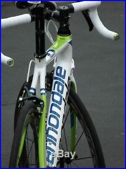 CANNONDALE Supersix 56cm carbon road bike MAVIC COSMIC Pro Carbone Shimano 105