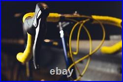 Cannondale R700 Triathlon/Road bike Retro Vintage 1993 Shimano 105 blue/yellow