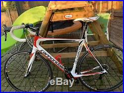 Cannondale Synapse Carbon fibre road bike, Shimano 105, 56cm