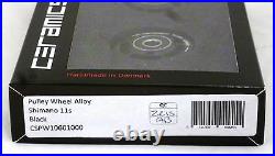 CeramicSpeed Alloy Pulley Wheels Black Shimano 11 Speed Ceramic Speed