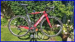 Cervelo S3 Carbon Frame and wheels, Shimano Ultegra groupset, Red Black, Roadrac