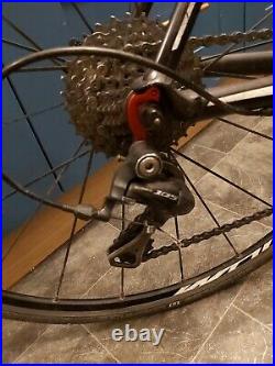 Cube peloton road bike, 56cm, full Shimano 105, carbon forks, 2x11