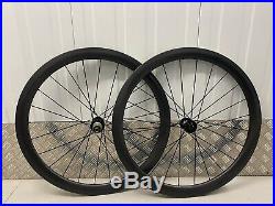 Disc Brake Road Bike Wheels Carbon Clincher Tubeless Disc Brake 45mm Wheelset