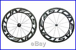 Easton EC90 TT Road Bike Wheel Set 700c Carbon Tubular Shimano 10 Speed