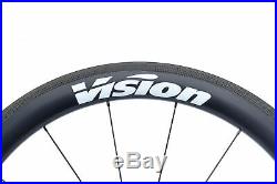 FSA Vision Metron 55 SL Road Bike Wheel Set 700c Carbon Tubular Shimano 11 Speed