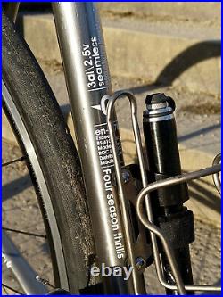 Genesis Equilibrium Ti 56cm Hunt Wheels Shimano 105 Titanium Road Bike + Spares