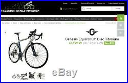 Genesis Equilibrium Titanium Disc 58cm Shimano 105 Hydraulic Mavic 3T