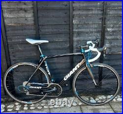 Giant TCR 1 Alloy Racing Road Bike Size ML 56cm Shimano 700c Black Blue White