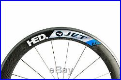 HED Jet 60 Road Bike Wheel Set 700c Carbon Clincher Shimano 10 Speed
