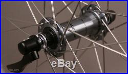 H + plus Son TB14 Silver Rims Road Bike Wheelset Shimano 105 R7000 Hubs 8-11s