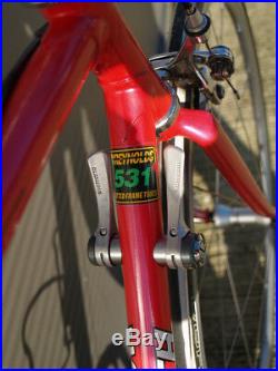 Holdsworth Criterium 54cm Road Bike Vintage Reynolds 531 Steel Shimano 105 Red