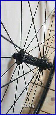 Hunt 4 Season Road Bike Wheels Aero Shimano Wheel Set
