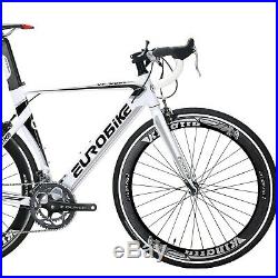 Lightweight Aluminium Road Bike 54cm Racing Bicycle Shimano 14 Speed 700C Mens