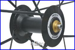 Lightweight Fernweg 60 Road Bike Wheel Set 700c Carbon Tubular Shimano 11 Speed