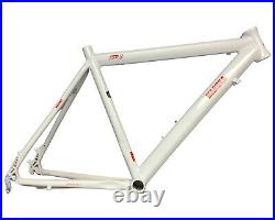 Maruka JSR3 Alloy Road Bike Frame 47cm Small 650c Pearl White Disc & Rim Brakes