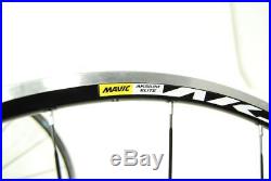Mavic Aksium Elite Rim Brake Road Bike 700C Wheelset 10/11 Speed NEW SHIMANO