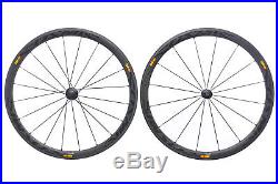Mavic Cosmic Carbone 40 Road Bike Wheel Set 700c Carbon Clincher Shimano 11s
