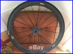 Mavic Cosmic Carbone 40 Road Bike Wheel Set 700c Carbon Clincher Shimano 11s