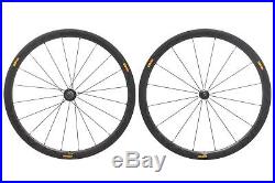 Mavic Cosmic Carbone 40 Road Bike Wheel Set 700c Carbon Tubular Shimano 11s