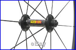 Mavic Cosmic Carbone 40 Road Bike Wheel Set 700c Carbon Tubular Shimano 11s