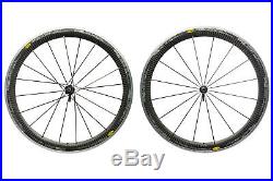Mavic Cosmic Carbone Premium Carbon Clincher Road Bike Wheel Set 700c Shimano 11