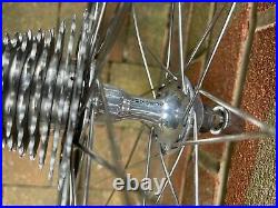 Mavic Open 4 CD 700c Wheels Shimano Dura Ace 7400 Hubs Vintage Road Bike Eroica