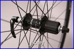 Mavic Open Pro Black Road Bike Wheelset 32h Shimano 7000 105 Hubs 8-11 Speed NEW