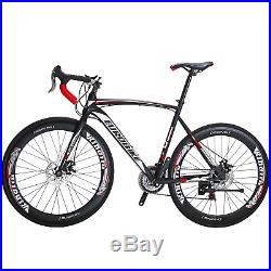 Mens Road Bike 54cm Shimano 21 Speed Disc Brake Cycling Bicycle 700C Wheels