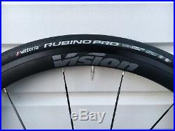 NEW Vision Team 35 Comp Road Bike Wheels Shimano. Vittoria Rubino Pro tyres